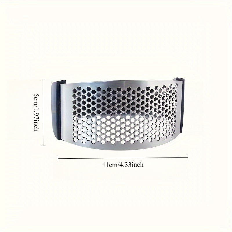 Stainless Steel Garlic Presser – Manual Kitchen Garlic Crusher