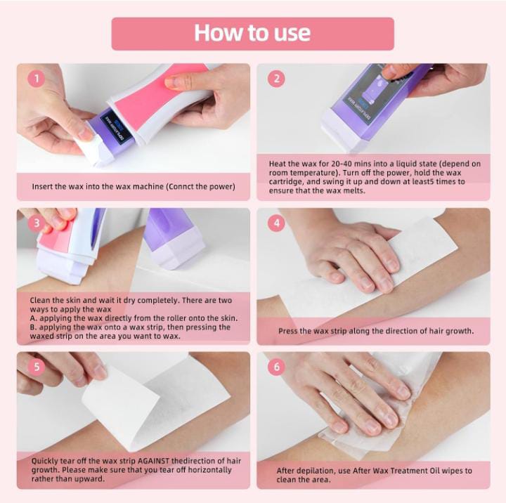 Electric 3-in-1 Depilatory Wax Warmer Heater
