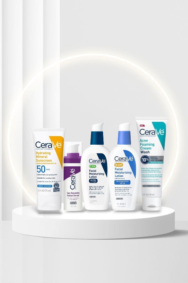 CeraVe 5-in-1 Skincare Set – Complete Daily Routine for Healthy Skin