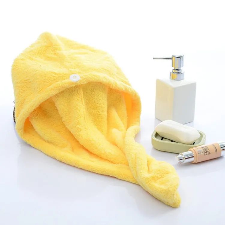 Quick-Dry Cotton Hair Dryer Cap & Towel Wrap Turban