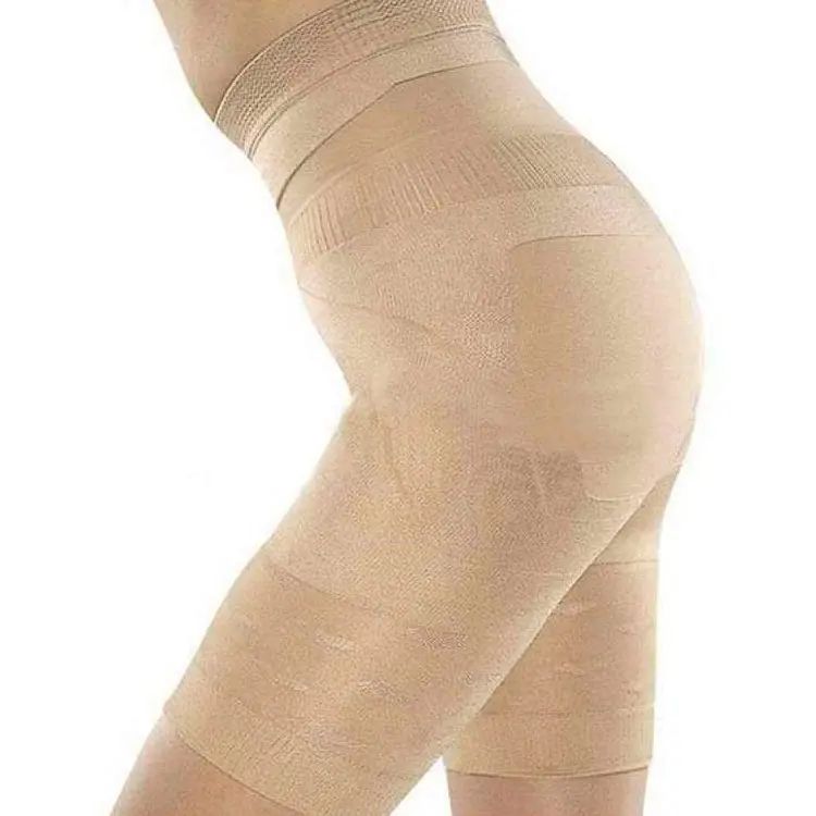 High Waist Lower-Half Body Shaper Shapewear Panties — Beige