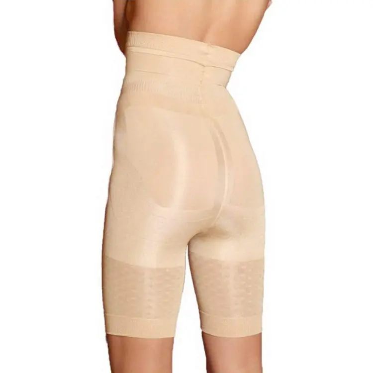 High Waist Lower-Half Body Shaper Shapewear Panties — Beige