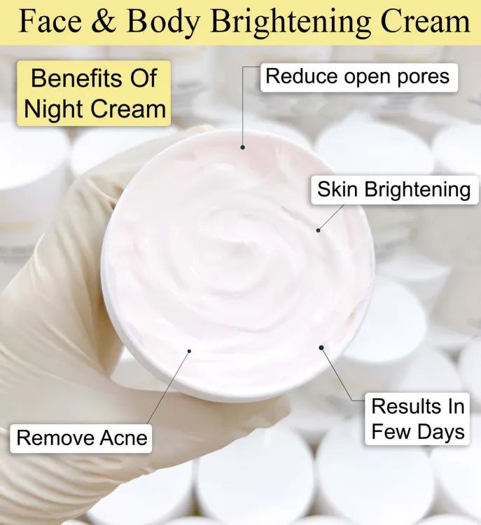 Night Cream for Bright, White, and Clear Skin – 50g