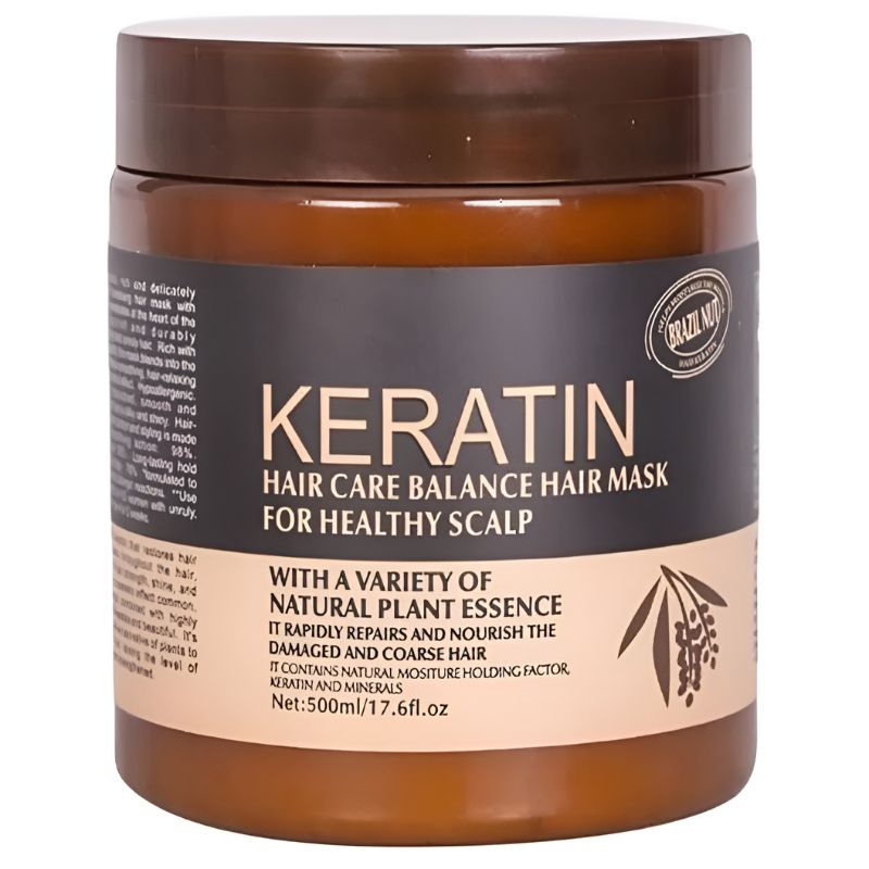 Brazil Nut Keratin Hair Mask 500 ml – Nourishing Treatment for Healthy Scalp & Strong Hair