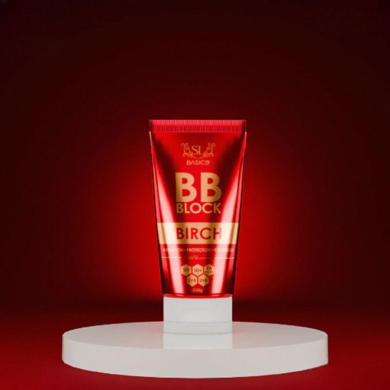 SL Basics BB Block SPF 50g – Tinted Sunscreen with Hydration, UV Protection & Flawless Coverage (Vitamin E & Lotus Extract)