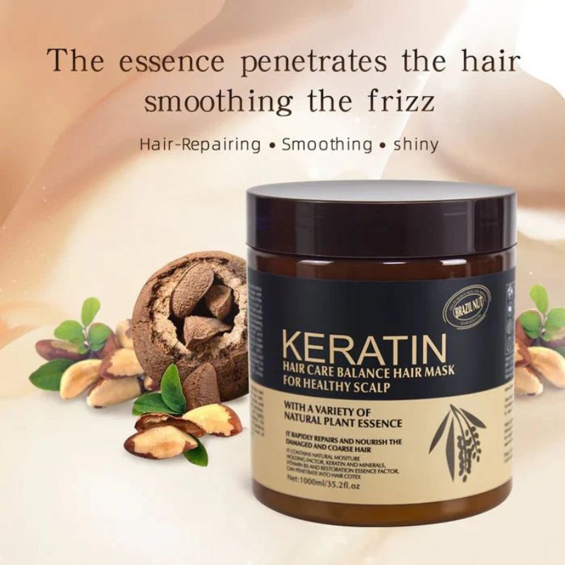 Brazil Nut Keratin Hair Mask 500 ml – Nourishing Treatment for Healthy Scalp & Strong Hair