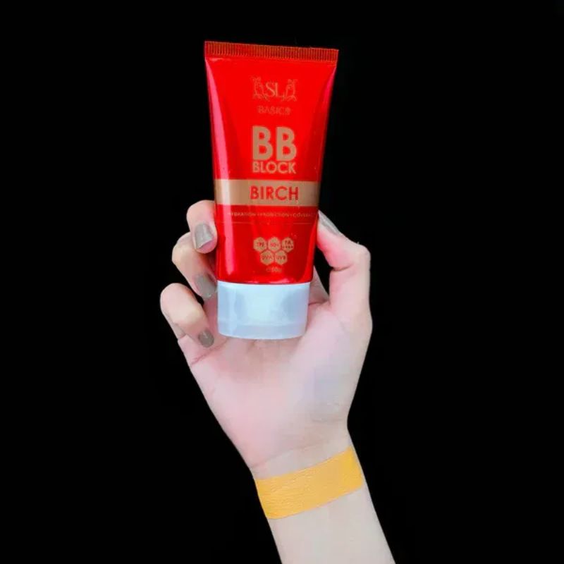 SL Basics BB Block SPF 50g – Tinted Sunscreen with Hydration, UV Protection & Flawless Coverage (Vitamin E & Lotus Extract)