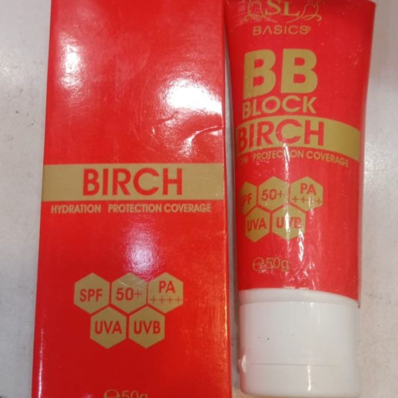 SL Basics BB Block SPF 50g – Tinted Sunscreen with Hydration, UV Protection & Flawless Coverage (Vitamin E & Lotus Extract)