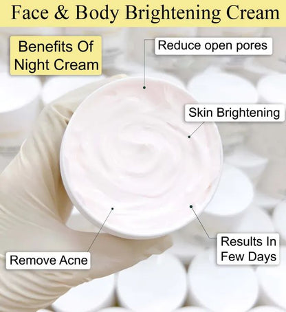 Night Cream for Bright, White, and Clear Skin – 50g
