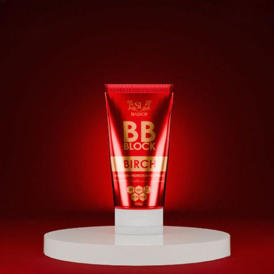 SL Basics BB Block SPF 50g – Tinted Sunscreen with Hydration, UV Protection & Flawless Coverage (Vitamin E & Lotus Extract)