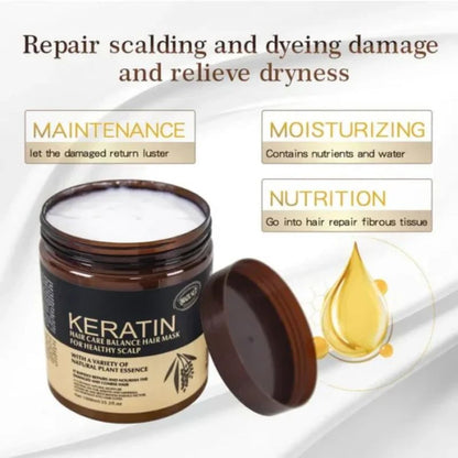 Brazil Nut Keratin Hair Mask 500 ml – Nourishing Treatment for Healthy Scalp & Strong Hair