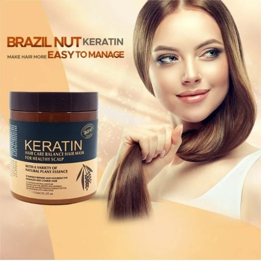 Brazil Nut Keratin Hair Mask 500 ml – Nourishing Treatment for Healthy Scalp & Strong Hair