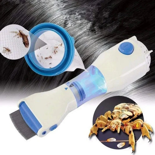 Electric V-Comb Anti-Lice Machine | Chemical-Free | With Box & Filters