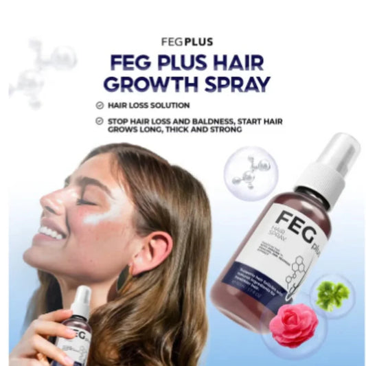 FEG Hair Growth & Anti-Hair Loss Serum / Spray - 50 ml | Fast Regrowth & Anti-Hair Fall Solution