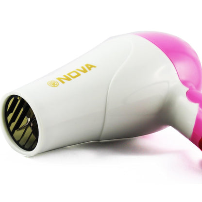 Professional Foldable Hair Dryer Machine – 1000W, 2 Speeds, Portable Design